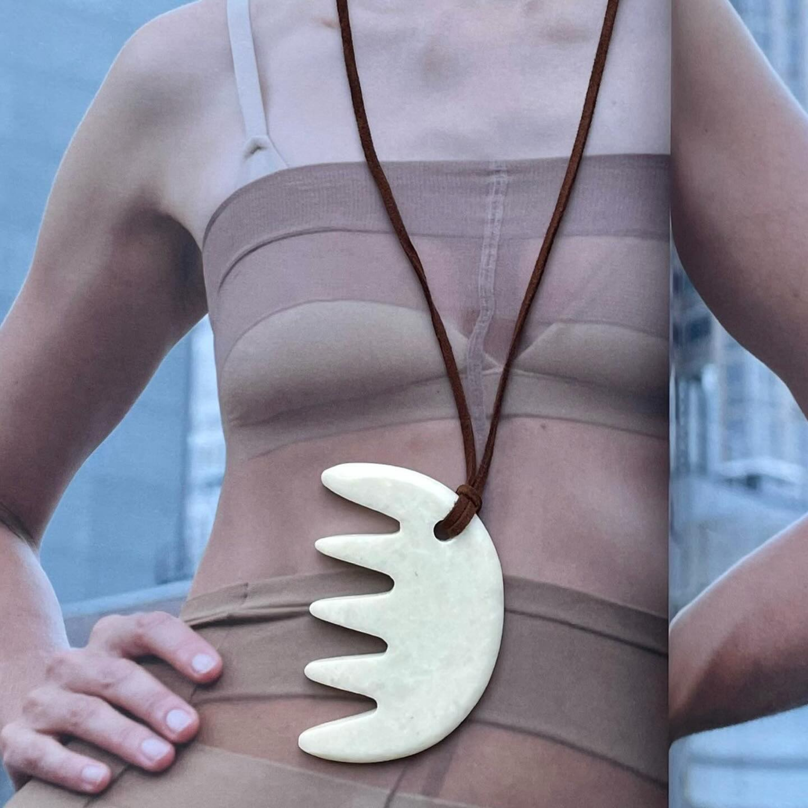 Gua Charm Pendant Necklace