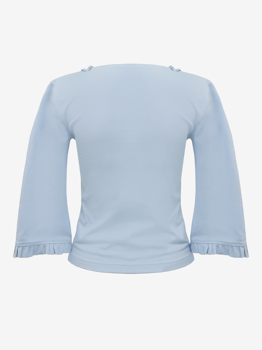 Mielle ¾ Top in Powder Blue