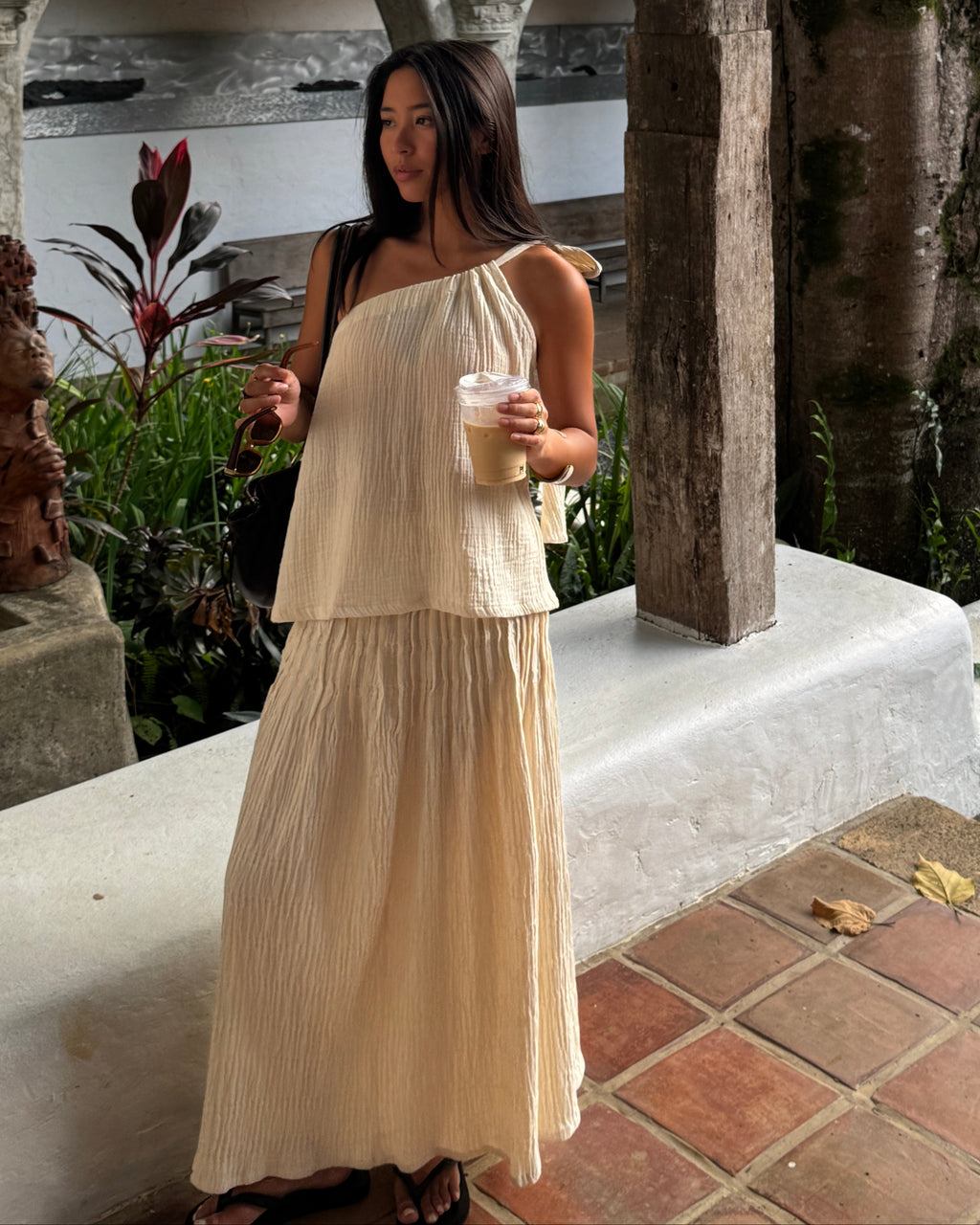 Jane Handwoven Cotton Skirt