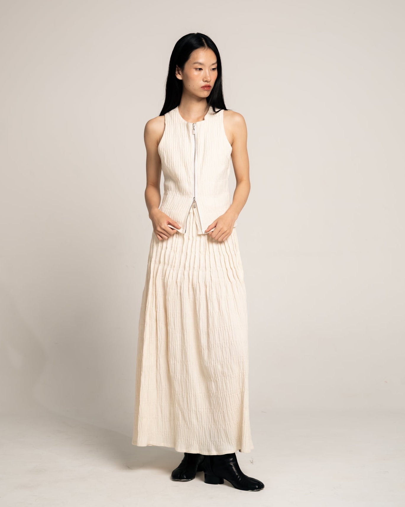 Jane Handwoven Cotton Skirt