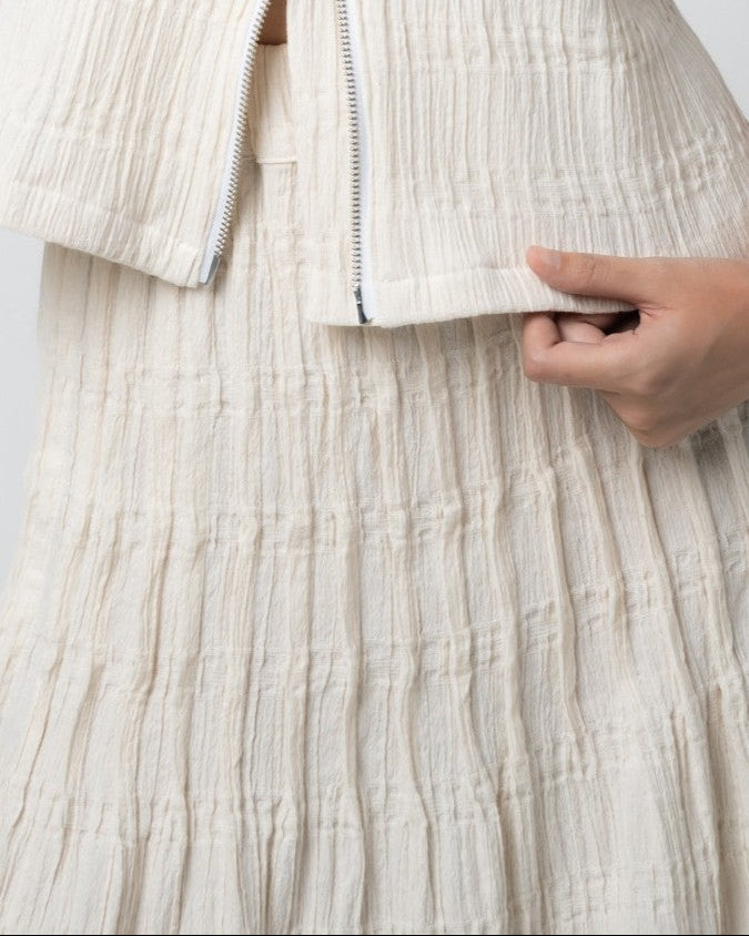 Jane Handwoven Cotton Skirt