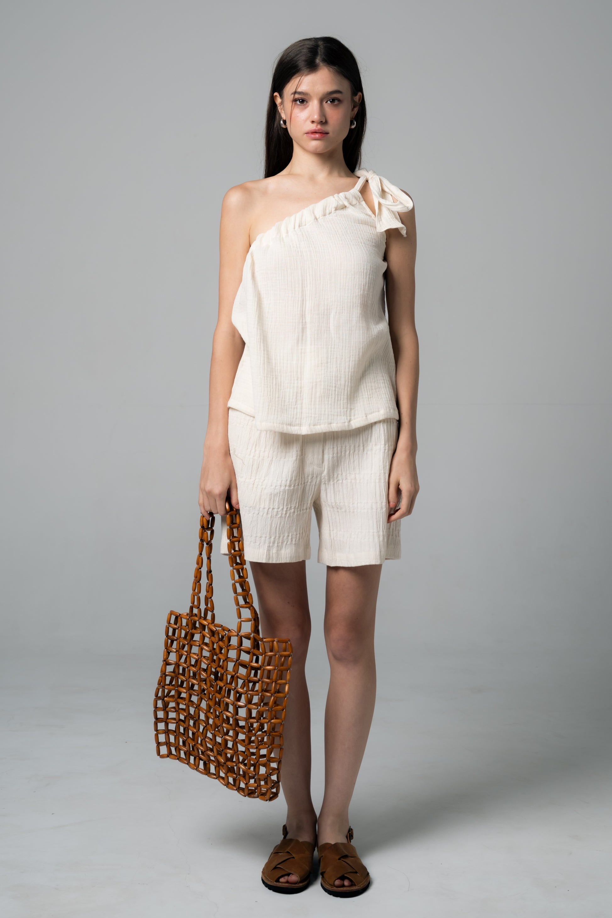 Butter One Shoulder Top