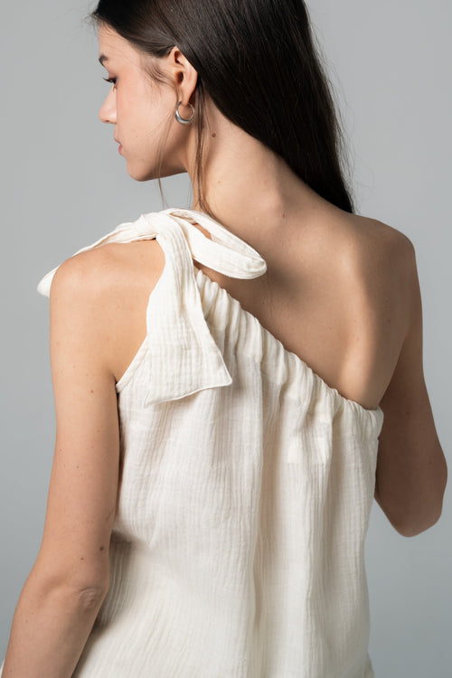 Butter One Shoulder Top