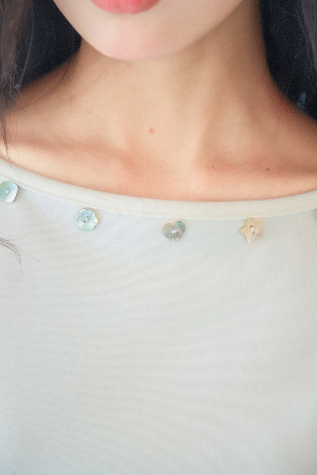 Georgie Top in Blanc