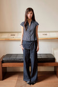 Leif Layered Pants in Deep Indigo